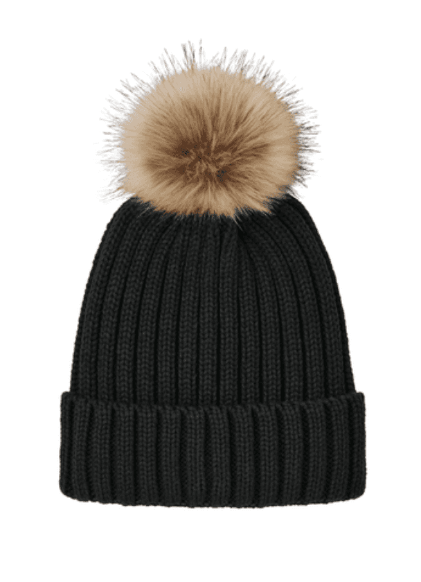 Port Authority® Faux Fur Pom Beanie